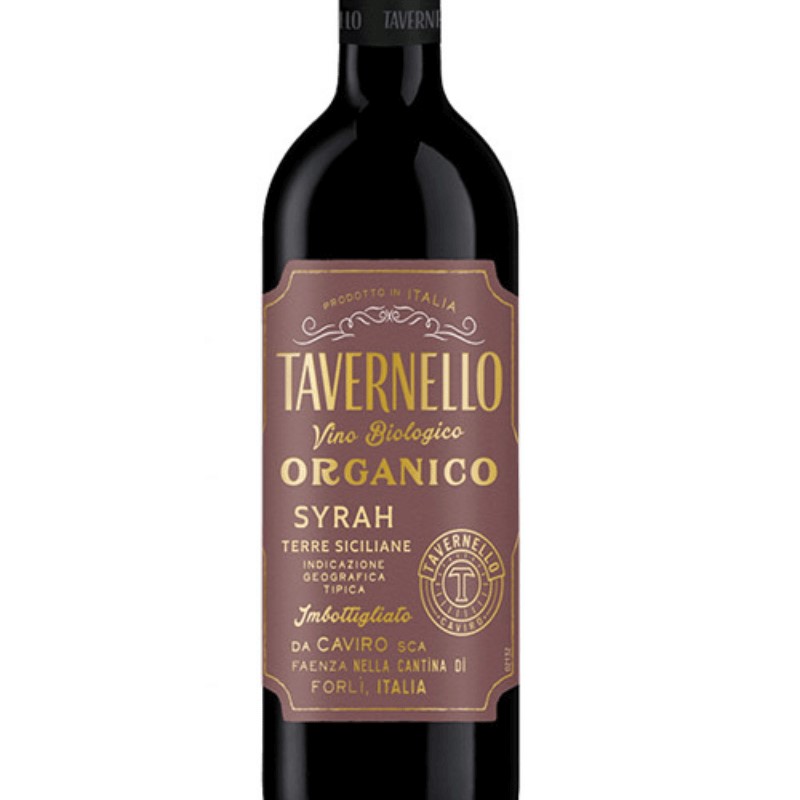 Rượu vang Ý Tavernello Organic Syrah ở Wine Corner