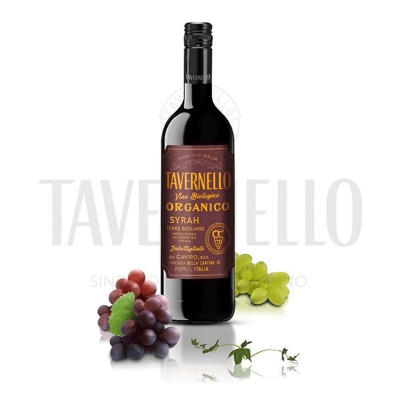 Rượu vang Ý Tavernello Organic Syrah ở Wine Corner tại Vinhome GrandPark quận 9