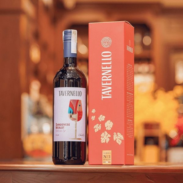 Rượu vang Ý Tavernello Sangiovese Merlot ở Wine Corner