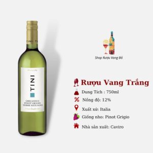 Rượu vang Ý Tini White ở Wine Corner tại Vinhome GrandPark